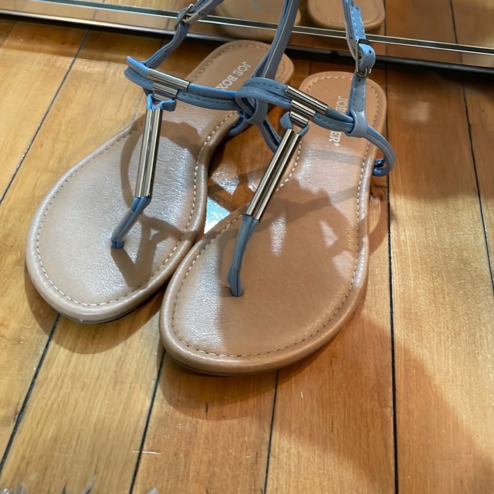 Joe Boxer light blue sandals